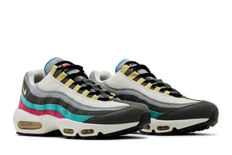 Nike Air Max 95 Air Sprung Grey Aqua Pink