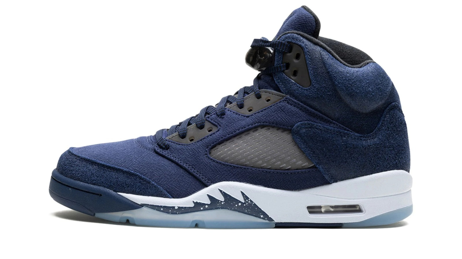 Air Jordan 5 Retro Midnight Navy - Classic Basketball Shoe with Georgetown-Inspired Colorway