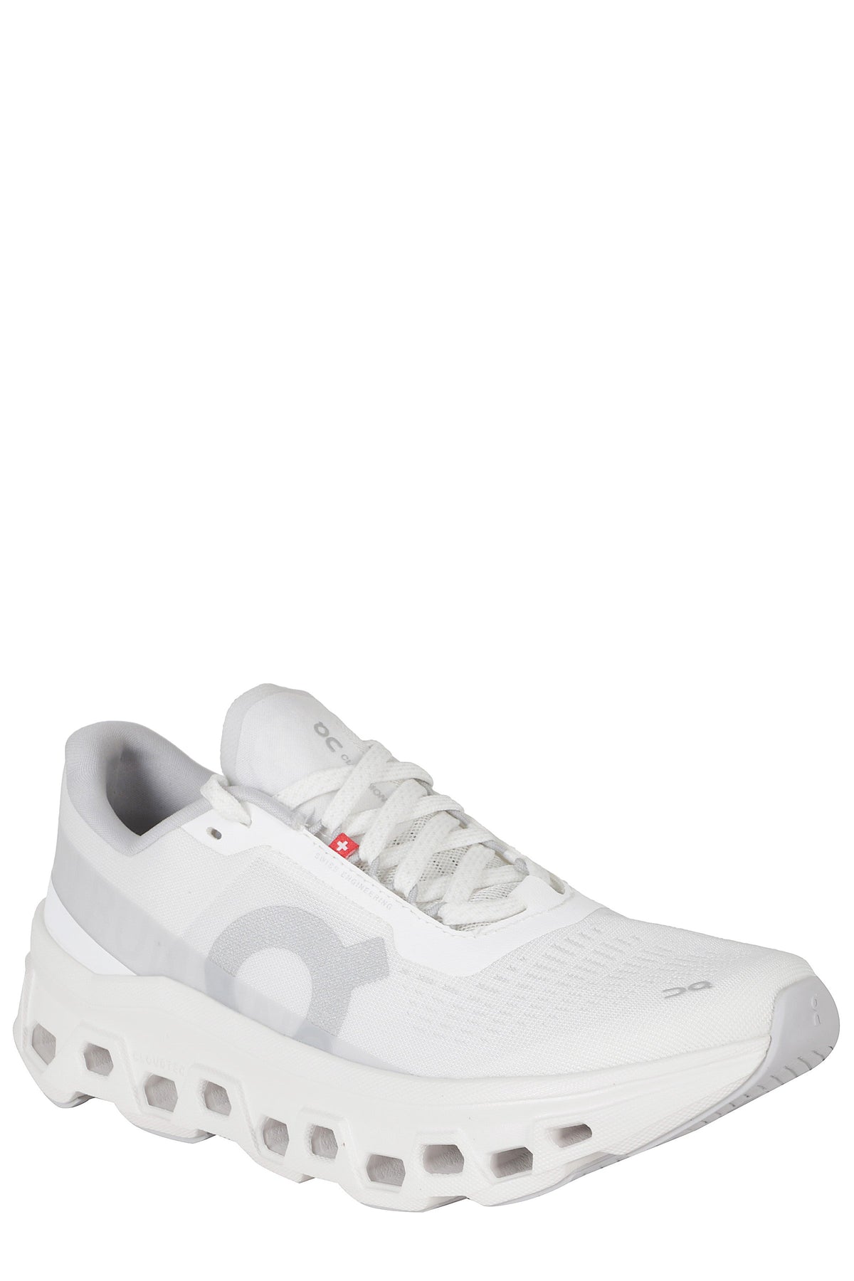 White Cloudmonster 1 Mesh Rubber Sole Nylon Sneakers