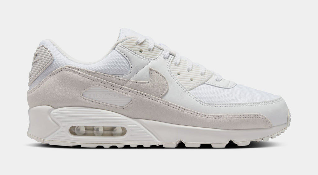 Air Max 90 Mens Running Shoes (White/Photon Dust/Summit White/Platinum Tint)