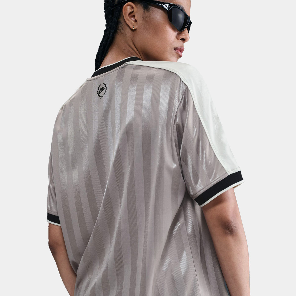 NSW V Neck Top Womens Jersey (College Grey/Sail/Black/Black)