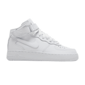 Nike Air Force 1 Mid LE GS 'Triple White'