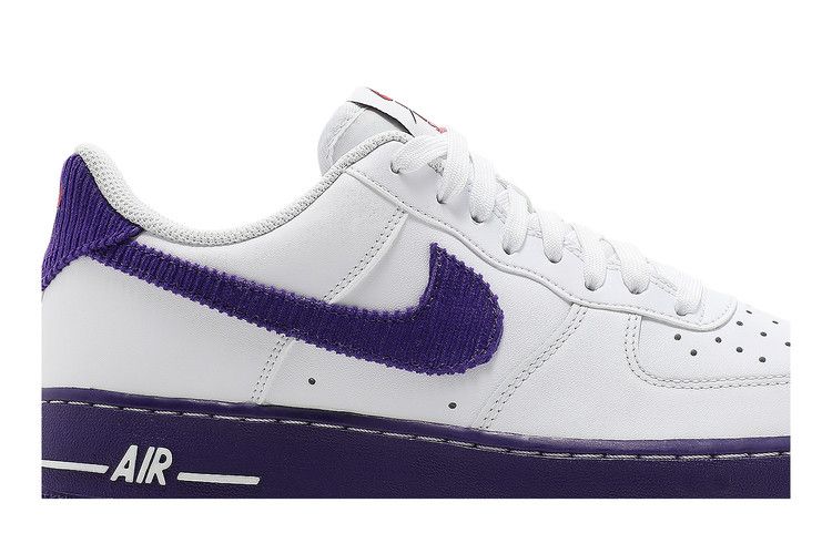 Nike Air Force 1 '07 LV8 EMB 'White Court Purple'