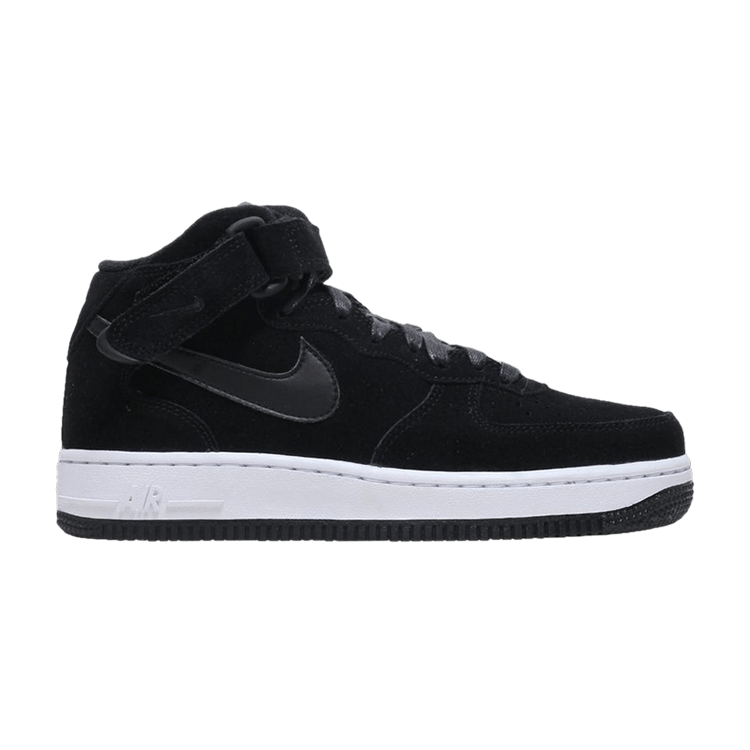 Nike Wmns Air Force 1 '07 Mid 'Seasonal - Black Suede'