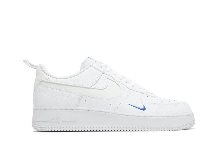 Nike Air Force 1 LV8 'White Game Royal' — White/White/Game Royal