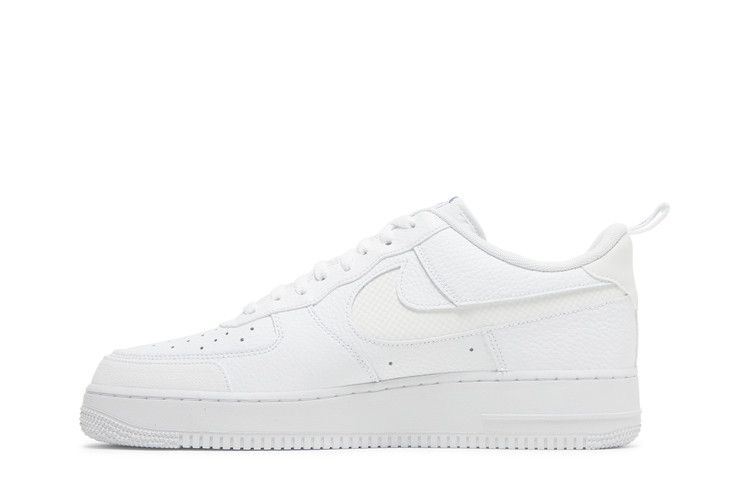 Nike Air Force 1 LV8 'White Game Royal' — White/White/Game Royal