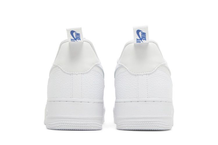 Nike Air Force 1 LV8 'White Game Royal' — White/White/Game Royal