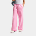 Sportswear Studio Fleece Open Hem Grade School Sweatpants (Pink Rise/White)