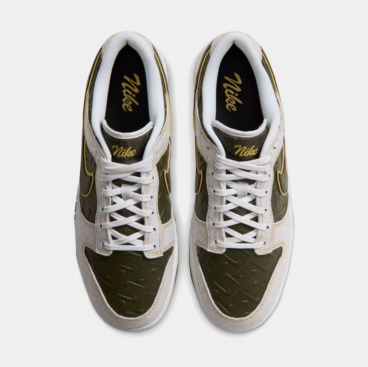 Dunk Low Yellow Ochre Mens Lifestyle Shoes (Summit White/Yellow Ochre/Cargo Khaki)