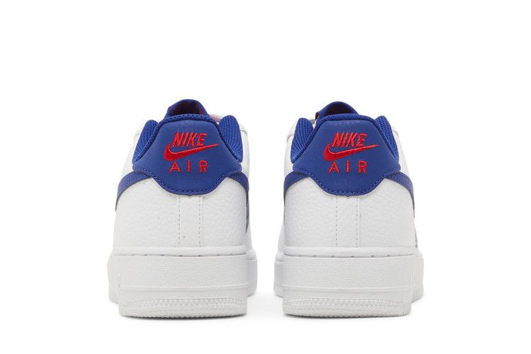 Nike Air Force 1 GS 'White Deep Royal Blue' — White/Deep Royal Blue/University Red