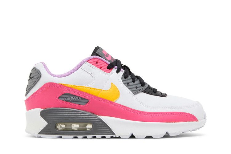 Nike Air Max 90 GS 'White Hyper Pink Orange'