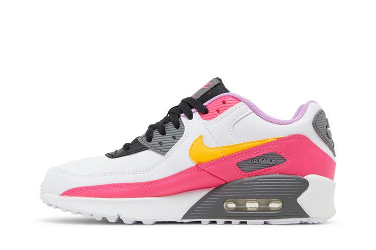 Nike Air Max 90 GS 'White Hyper Pink Orange'