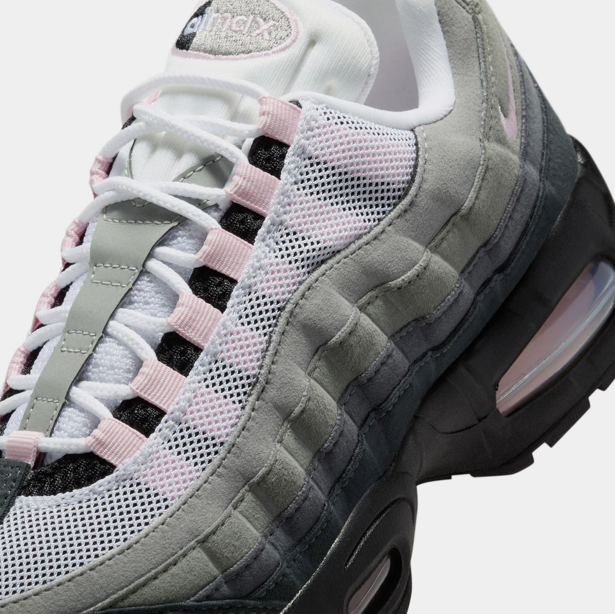Air Max 95 Big Bubble Pink Foam Womens Running Shoes (Black/Pink Foam/Reflect Silver)