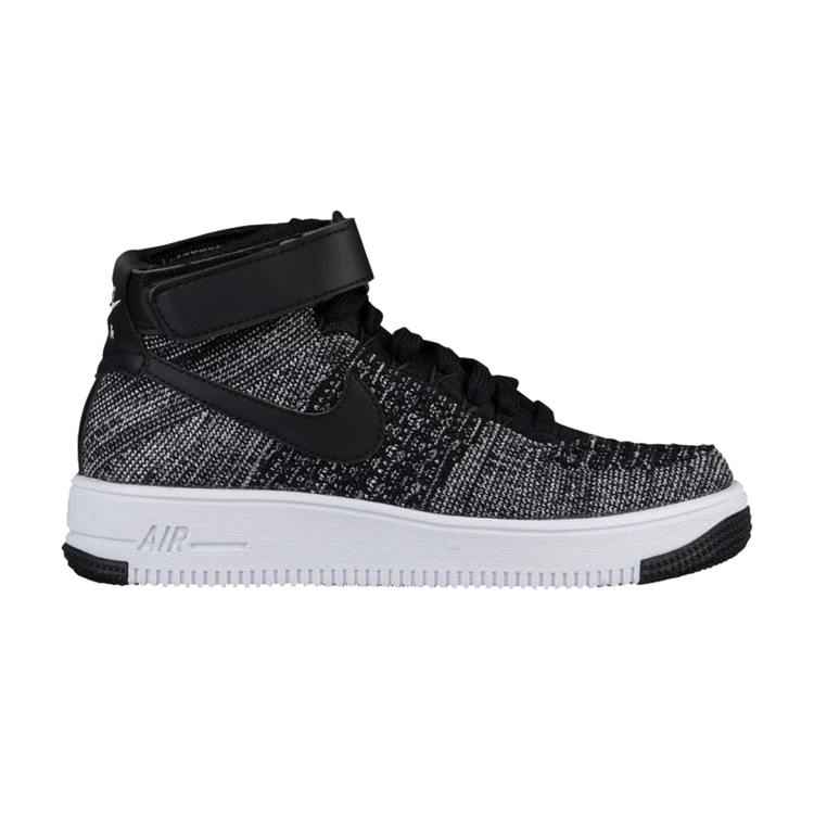 Nike Air Force 1 Ultra Flyknit Mid GS 'Black White'