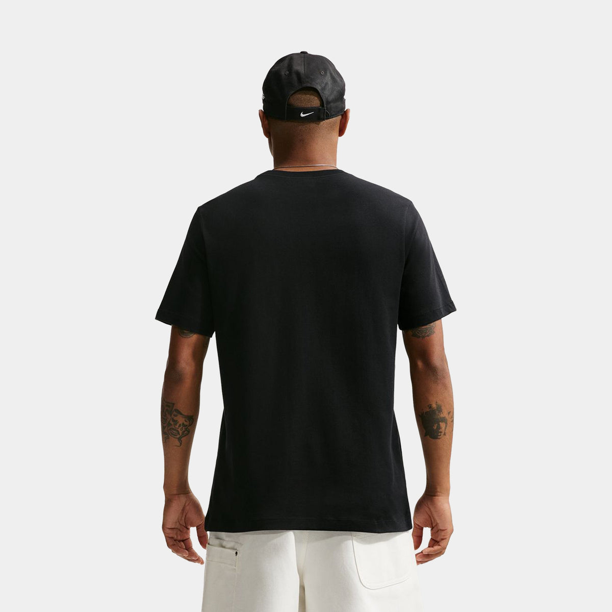 Sportswear Mens Short Sleeve Shirt (Black/White)