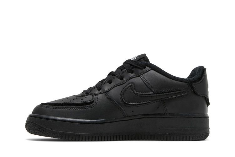 Nike Air Force 1/1 GS 'Black Bright Crimson'