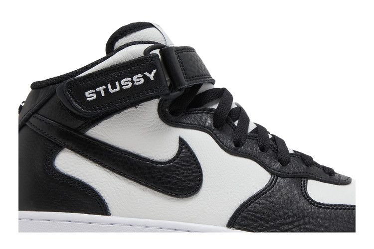Stussy x Nike Air Force 1 Mid 'Black White'