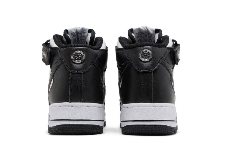 Stussy x Nike Air Force 1 Mid 'Black White'