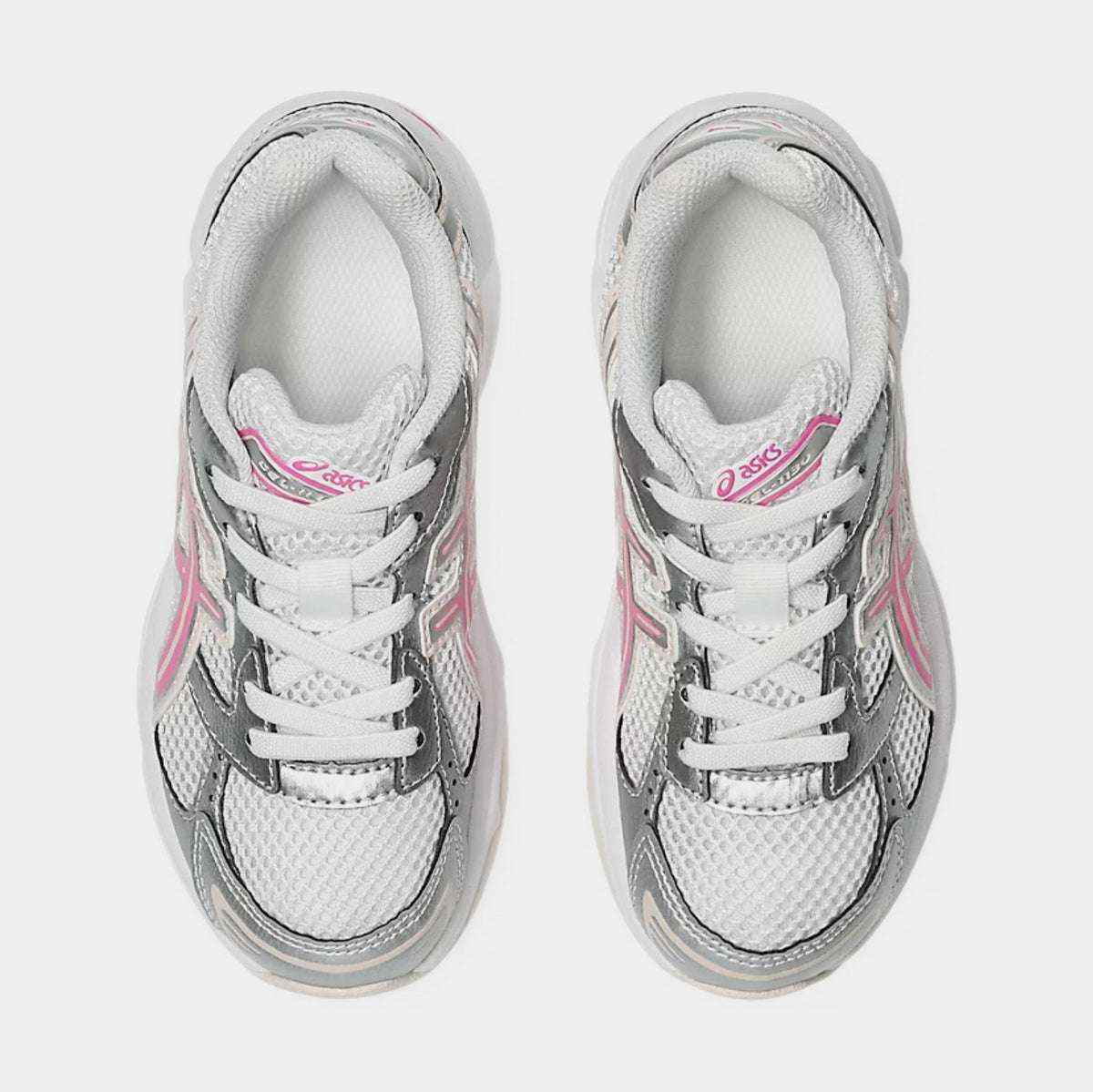 Gel 1130 Preschool Running Shoes (White/Dragon Fruit)