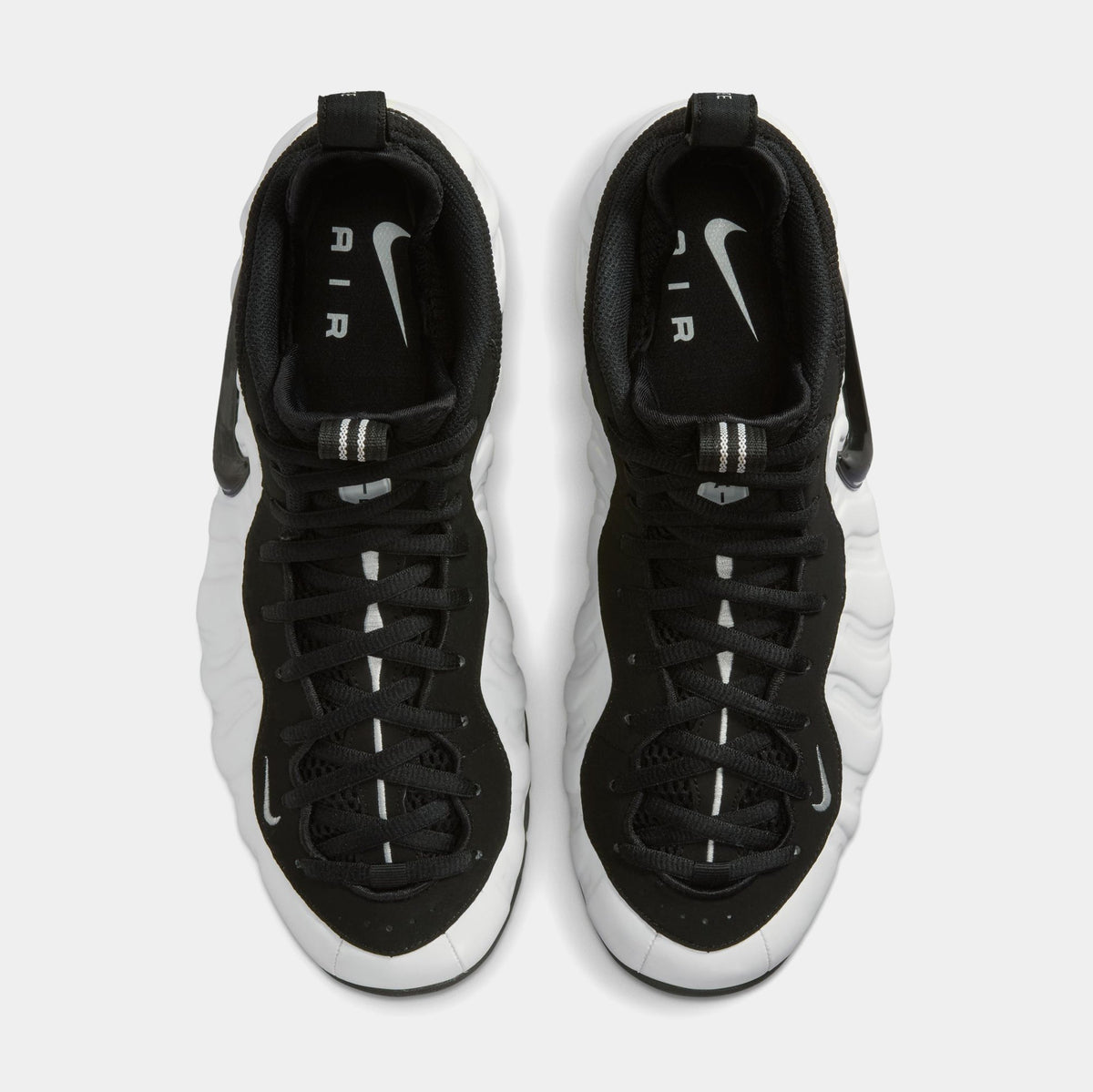 Air Foamposite Pro Glow In The Dark Mens Basketball Shoes (Summit White/Black)