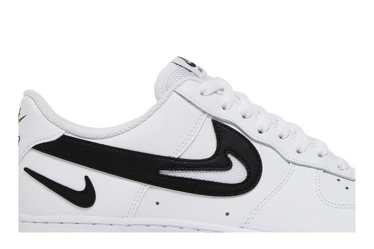 Nike Air Force 1 '07 'Cut Out Swoosh - White Black'