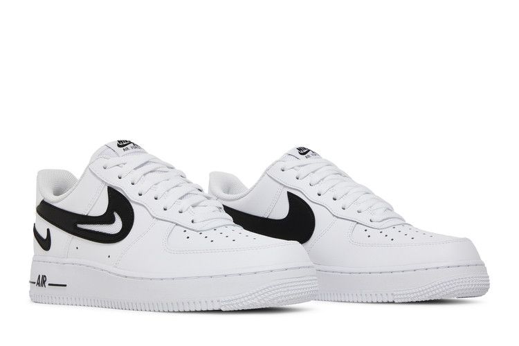 Nike Air Force 1 '07 'Cut Out Swoosh - White Black'