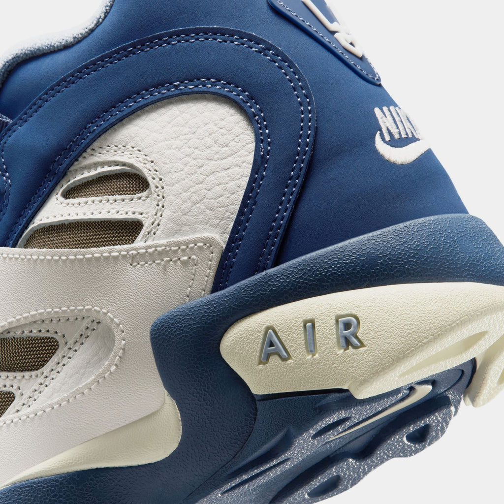 Air Diamond Turf II Sail And Blue Grey Mens Basketball Shoes (Sail/Mystic Navy/Blue Grey/Metallic Gold)