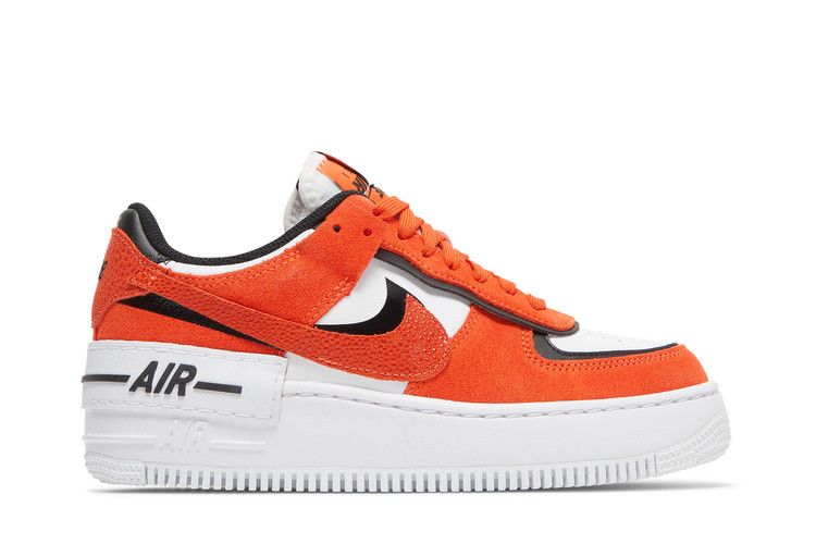 Nike Wmns Air Force 1 Shadow 'Cracked Leather - Rush Orange'