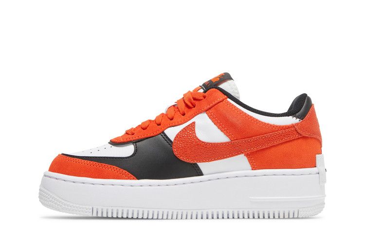 Nike Wmns Air Force 1 Shadow 'Cracked Leather - Rush Orange'