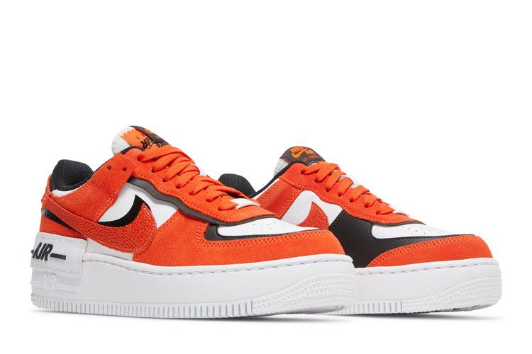 Nike Wmns Air Force 1 Shadow 'Cracked Leather - Rush Orange'