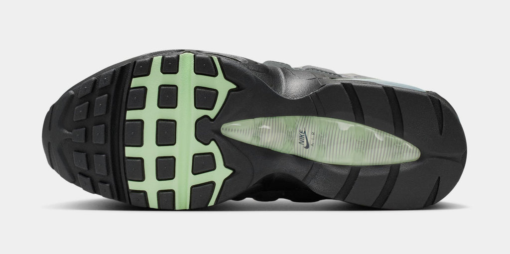 Air Max 95 Big Bubble Fresh Mint Womens Running Shoes (Black/Fresh Mint/White/Medium Grey)