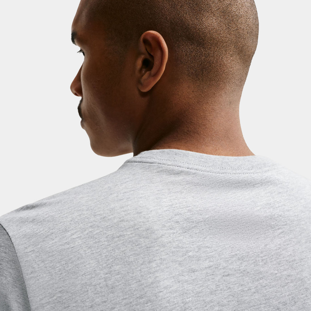 Sportswear Mens Short Sleeve Shirt (Heather Dark Grey/Basic Grey)
