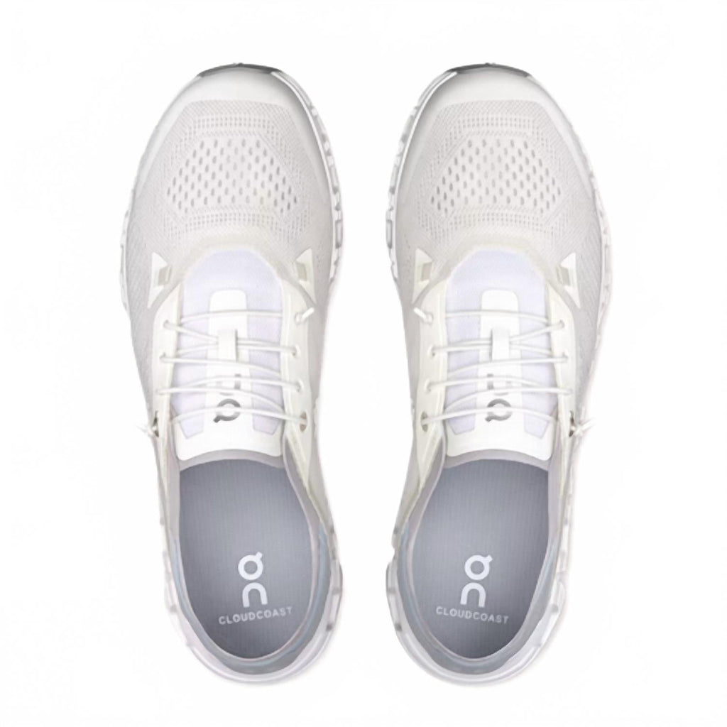 Women's Cloud 6 Coast Running Shoes In White Glacier