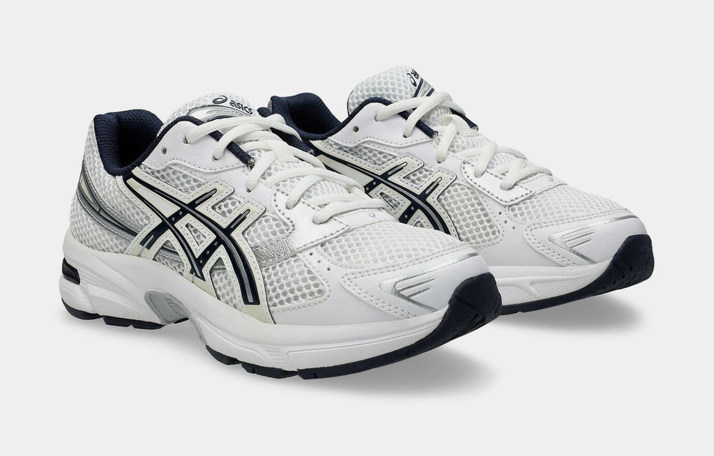Gel 1130 Preschool Running Shoes (White/Navy)