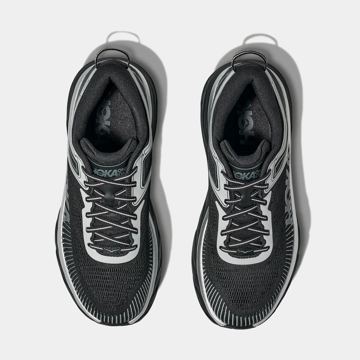 Bondi 7 Mens Running Shoes (Black/Stardust)