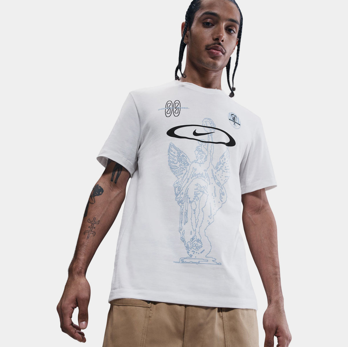 NSW Victory Graphic Mens Short Sleeve Shirt (White/Black)