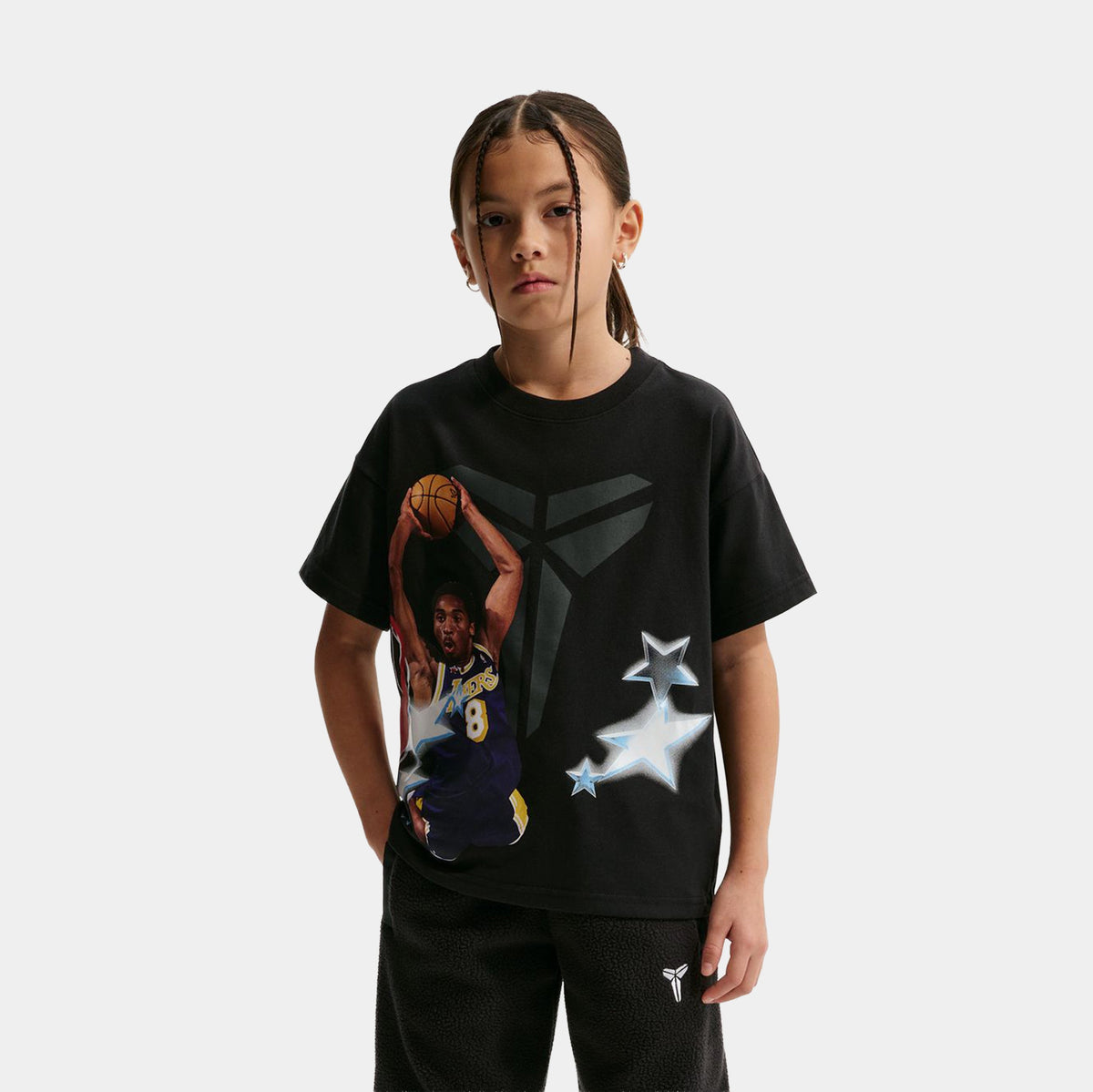Kobe Dri-FIT Max90 Grade School Short Sleeve Shirt (Black)