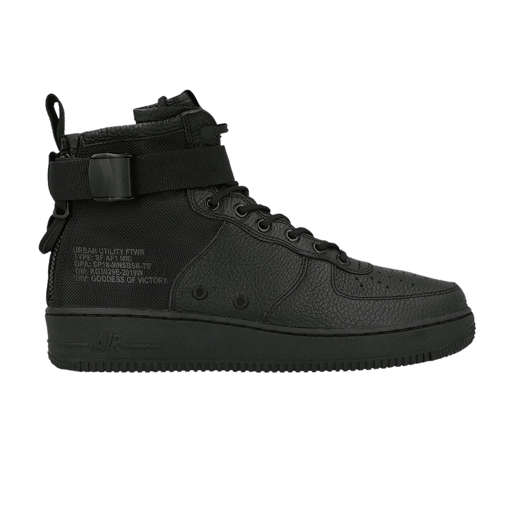 Nike SF Air Force 1 Mid 'Triple Black'