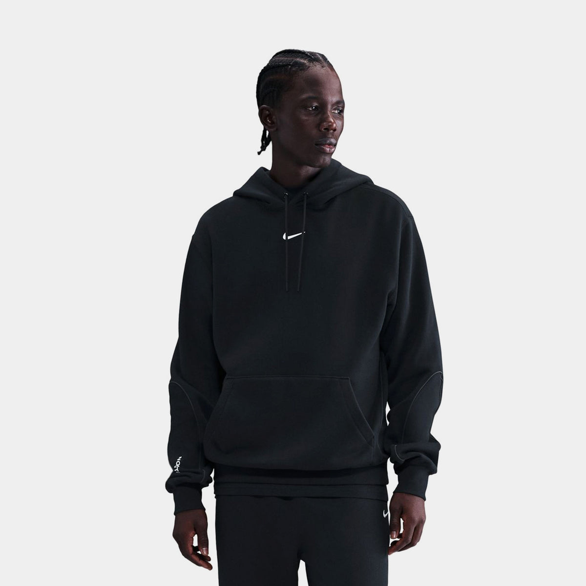 Nocta Fleece CS Mens Hoodie (Black/White)