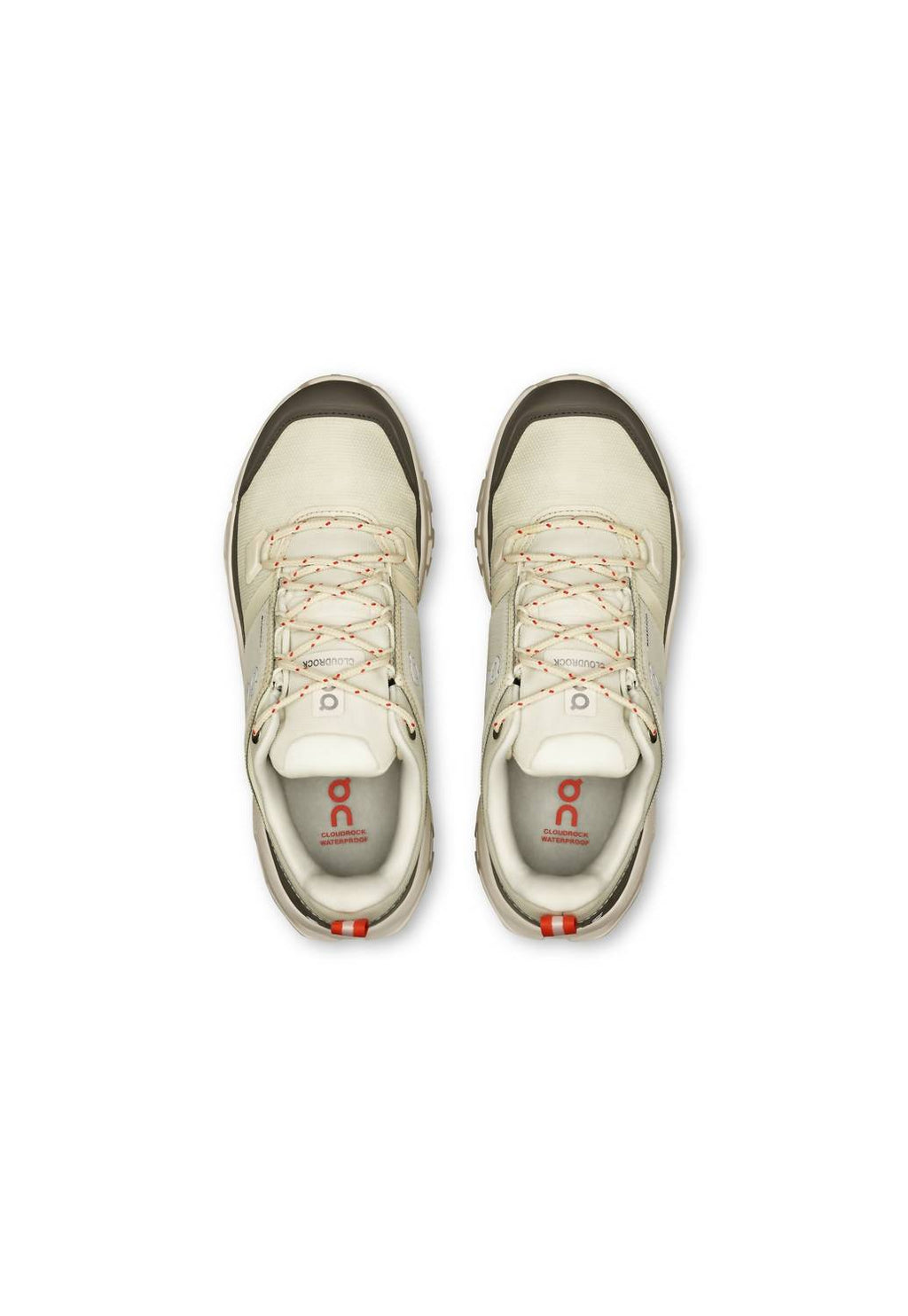 Men's Cloudrock Low Waterproof Hiking Shoes In Ivory/ivory