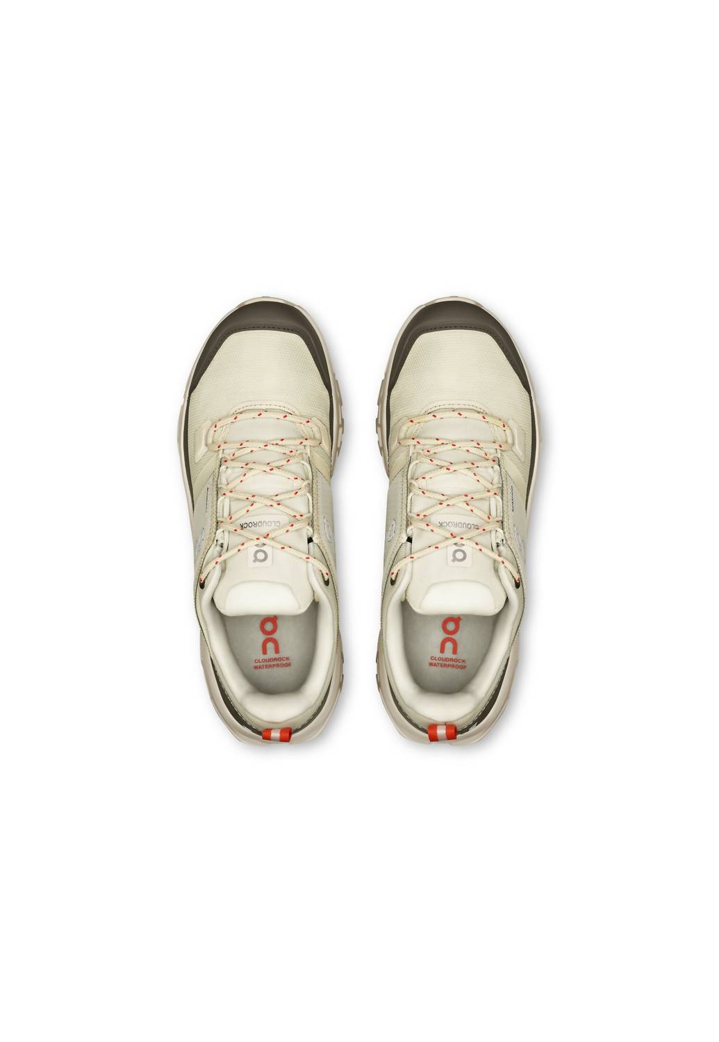 Men's Cloudrock Low Waterproof Hiking Shoes In Ivory/ivory