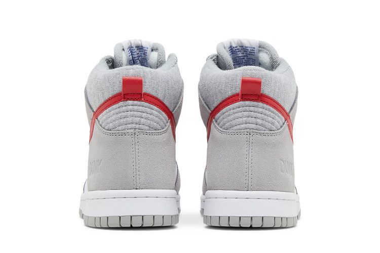 Nike Dunk High SE GS 'Athletic Club - Light Smoke Grey Gym Red'