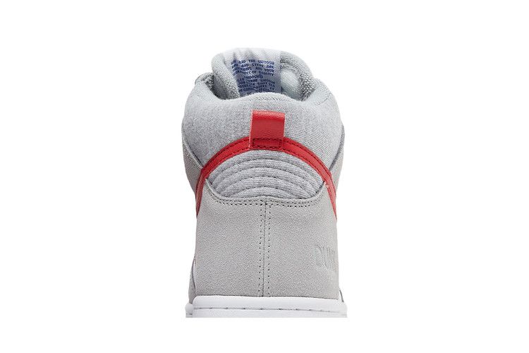 Nike Dunk High SE GS 'Athletic Club - Light Smoke Grey Gym Red'