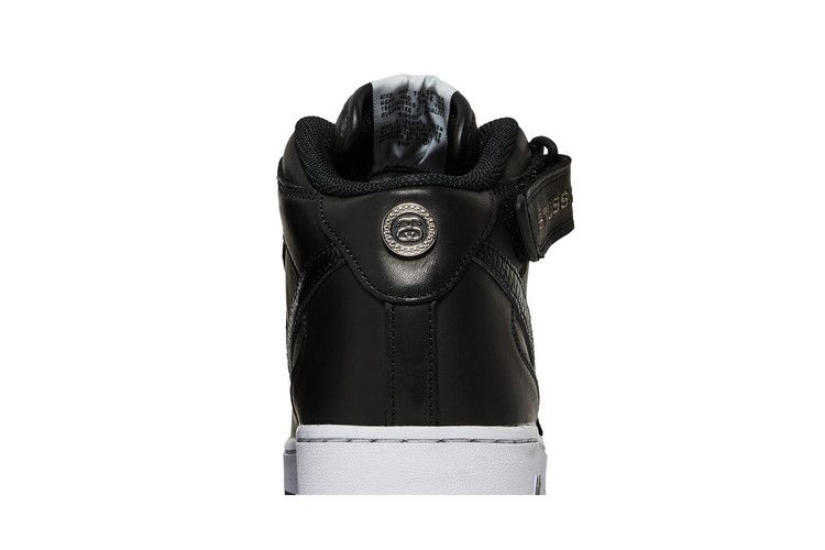 Stussy x Nike Air Force 1 Mid 'Black Snakeskin'