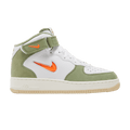 Nike Air Force 1 Mid QS 'Oil Green Orange'