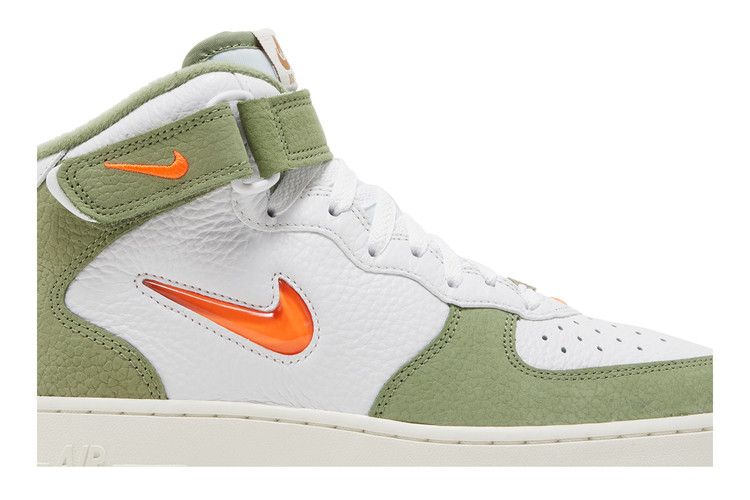 Nike Air Force 1 Mid QS 'Oil Green Orange'