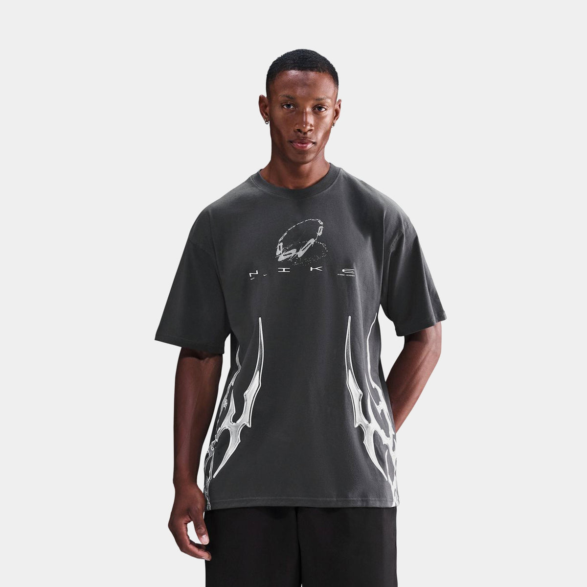 NSW Air Max 90 Mens Short Sleeve Shirt (Anthracite)