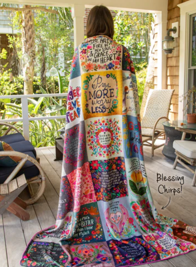 XL Double-Sided Cozy Blanket - Blessings Chirps