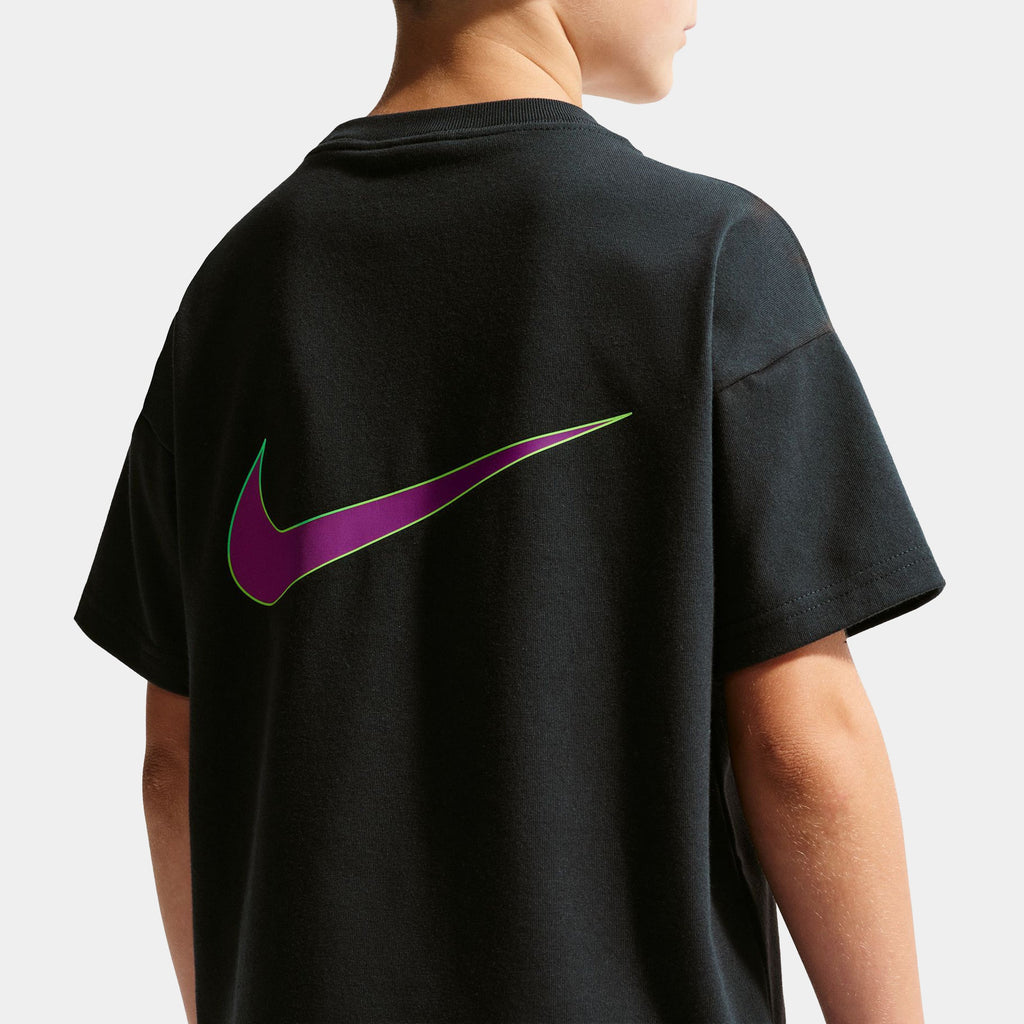 Kobe Mambacurial Dri Fit Grade School Short Sleeve Shirt (Black)