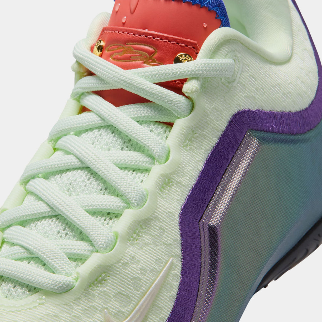 Lebron 23 Green With Envy Grade School Basketball Shoes (Volt Tint/Black/Magic Ember/Multi Color)